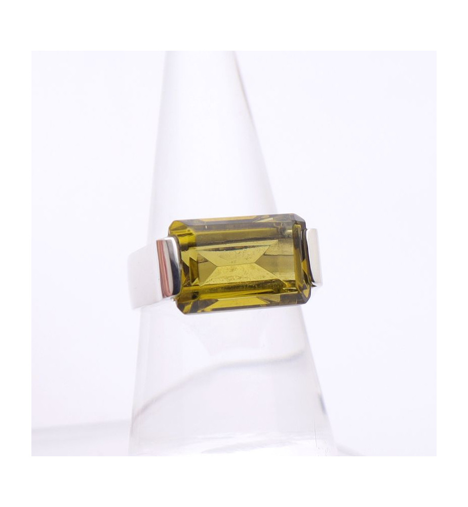 bague obsidienne femme