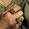 bague pierre jaune