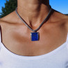 pendentif lapis lazuli argent
