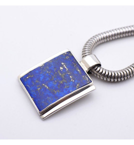 pendentif lapis lazuli cabochon