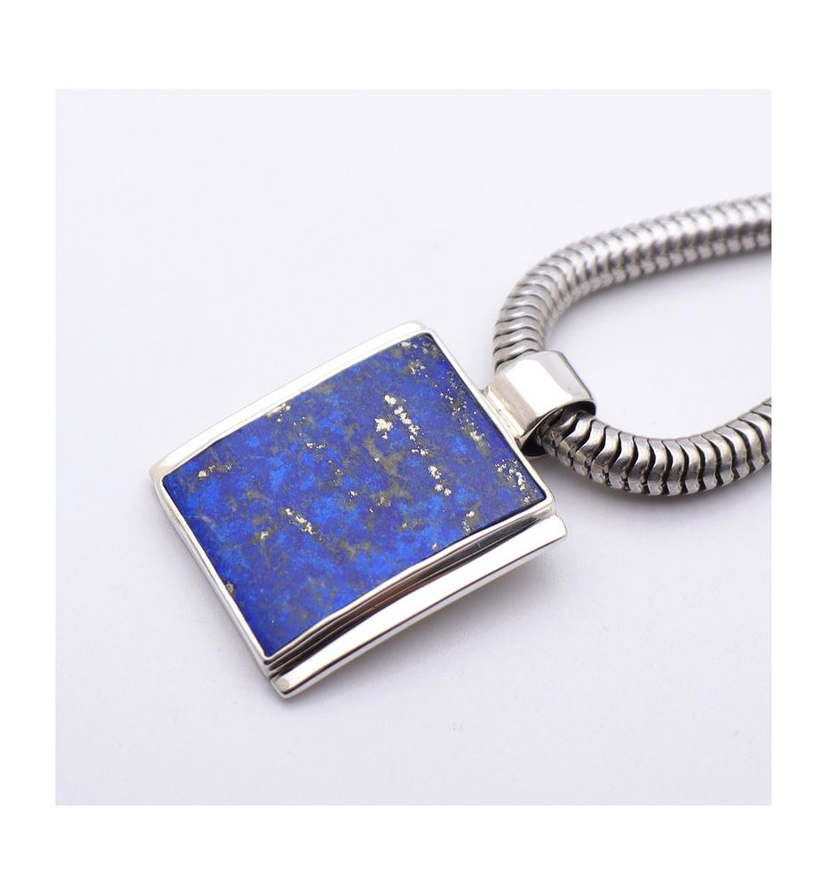 pendentif lapis lazuli cabochon