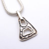 pendentif triangle argent homme