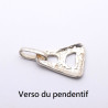 pendentif triangle ajouré