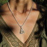 pendentif triangle argent femme