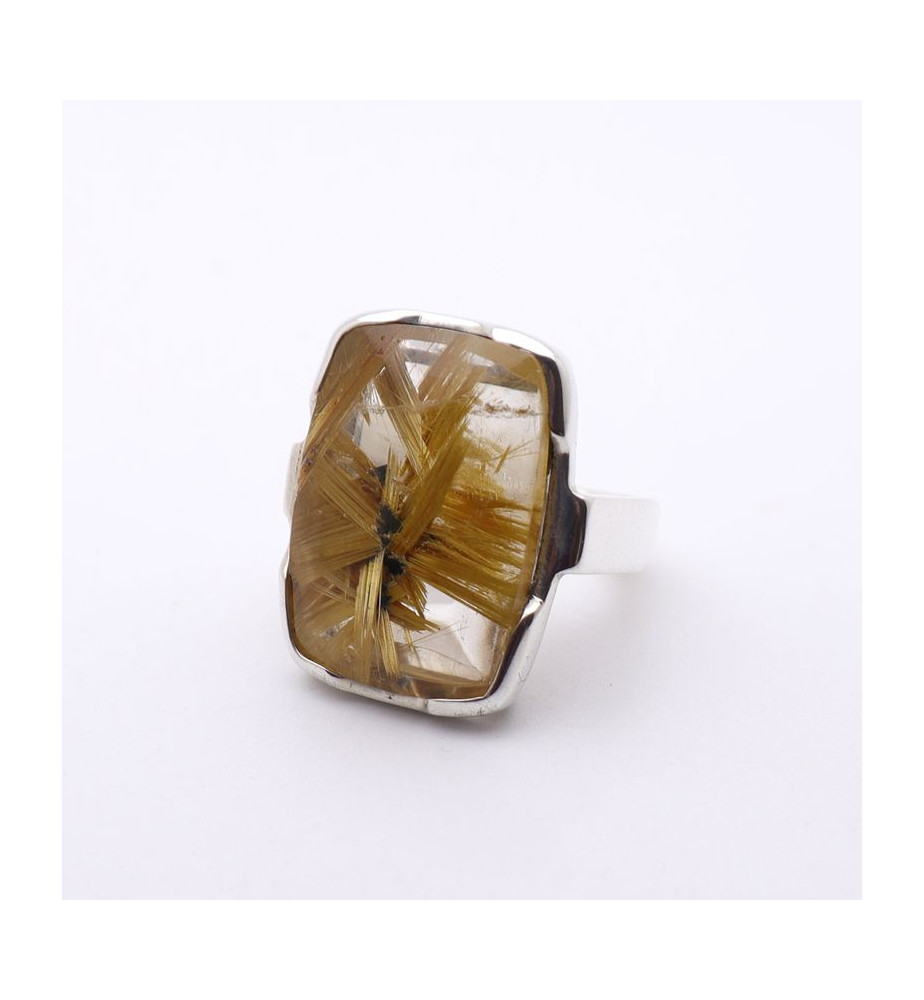 bague quartz rutile étoile