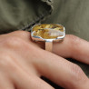 quartz rutile étoilé bague