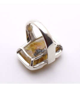 bague argent quartz rutile étoile