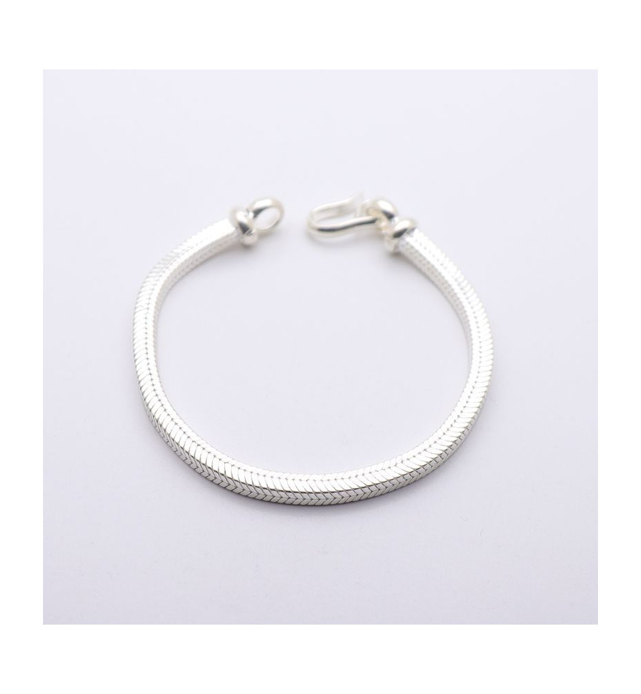 bracelet serpent argent femme
