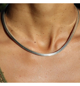 chaine argent femme