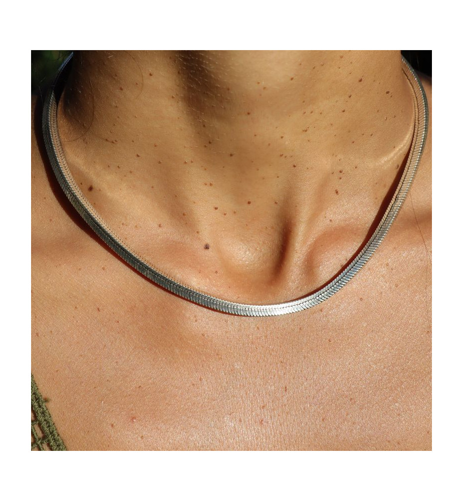 chaine argent femme