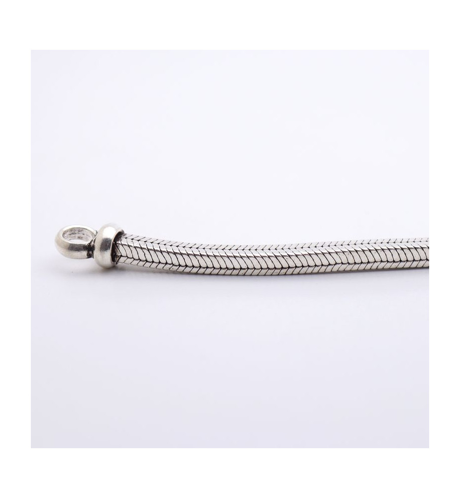 chaine argent serpent