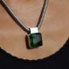 pendentif obsidienne verte