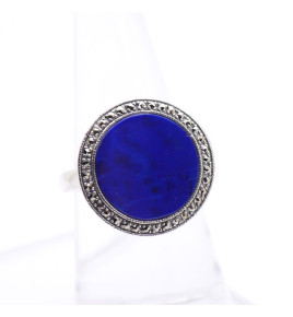 bague lapis lazuli argent femme