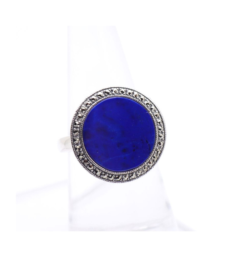 bague lapis lazuli argent femme
