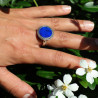 bague lapis lazuli femme