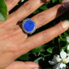 lapis lazuli bague femme