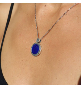 lapis lazuli collier