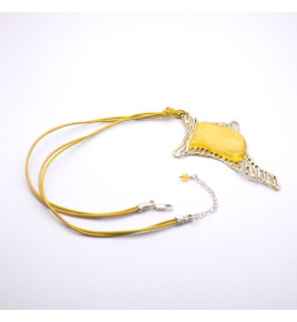collier ambre de créateur