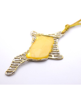 collier ambre de création exceptionnel