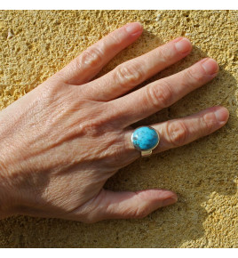 bague turquoise femme