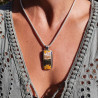 pendentif jaspe jaune