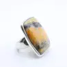 jaspe bumblebee bague argent