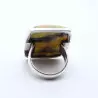 bague jaspe bumblebee argent