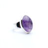 bague améthyste argent