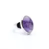 bague améthyste argent