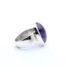 bague améthyste moderne
