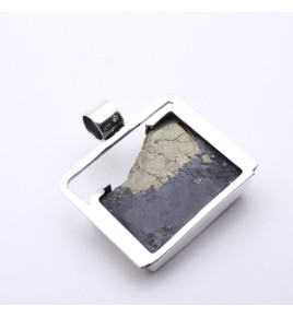 pendentif pyrite ardoise