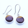 boucles d'oreilles jaspe mokaite
