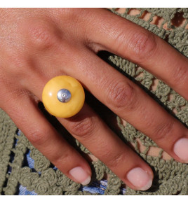 bague ambre véritable