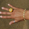 bracelet ambre jaune
