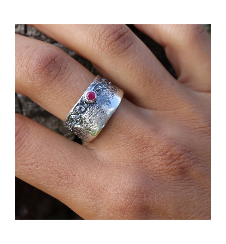 bague rubis femme