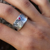 bague rubis femme