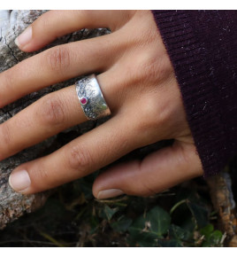 bague rubis création