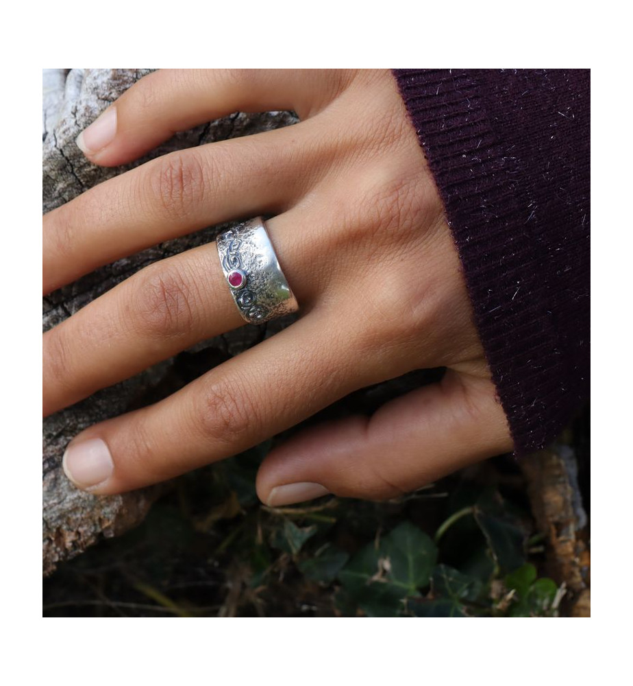 bague rubis création