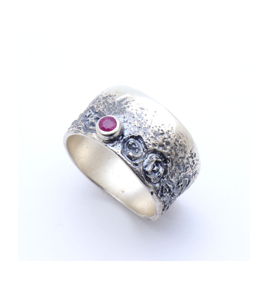 bague femme rubis
