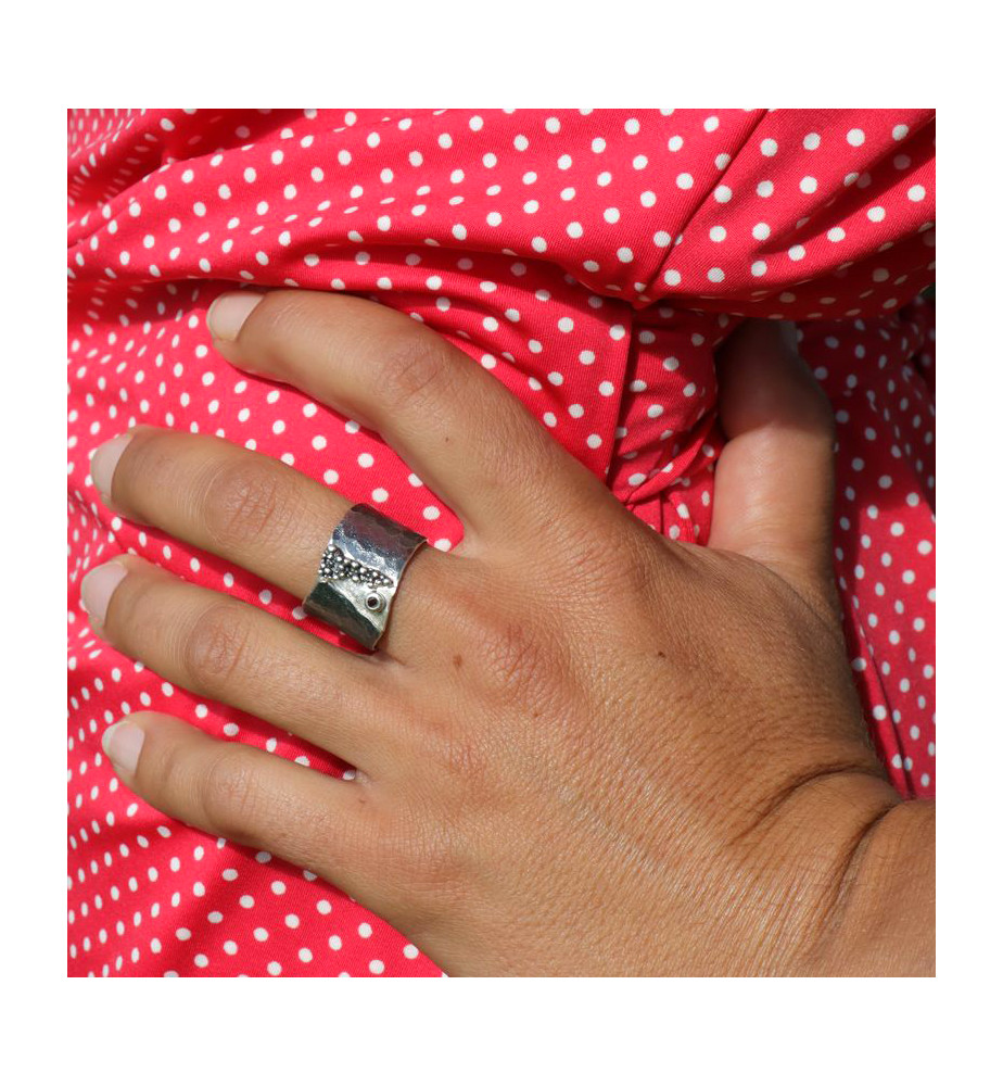 bague grenat créateur