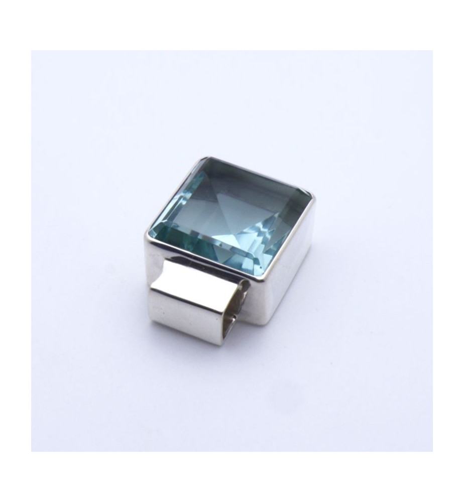 pendentif obsidienne bleue