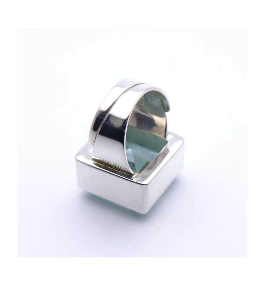 bague obsidienne bleue