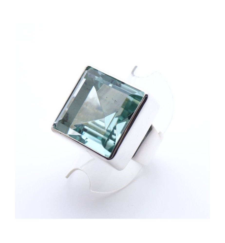 bague argent obsidienne