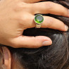 bague obsidienne femme