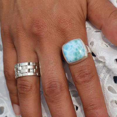 bague larimar fine