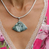 pendentif séraphinite argent
