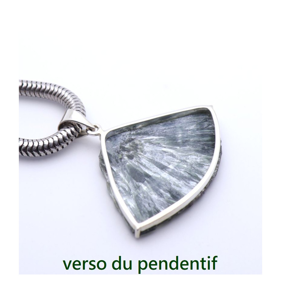 séraphinite pendentif