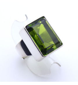 bague obsidienne femme