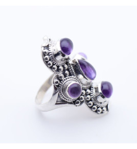 bague en améthyste