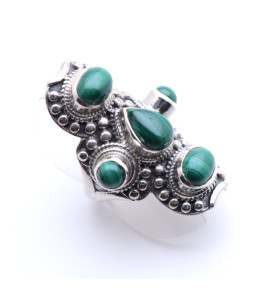 bague malachite